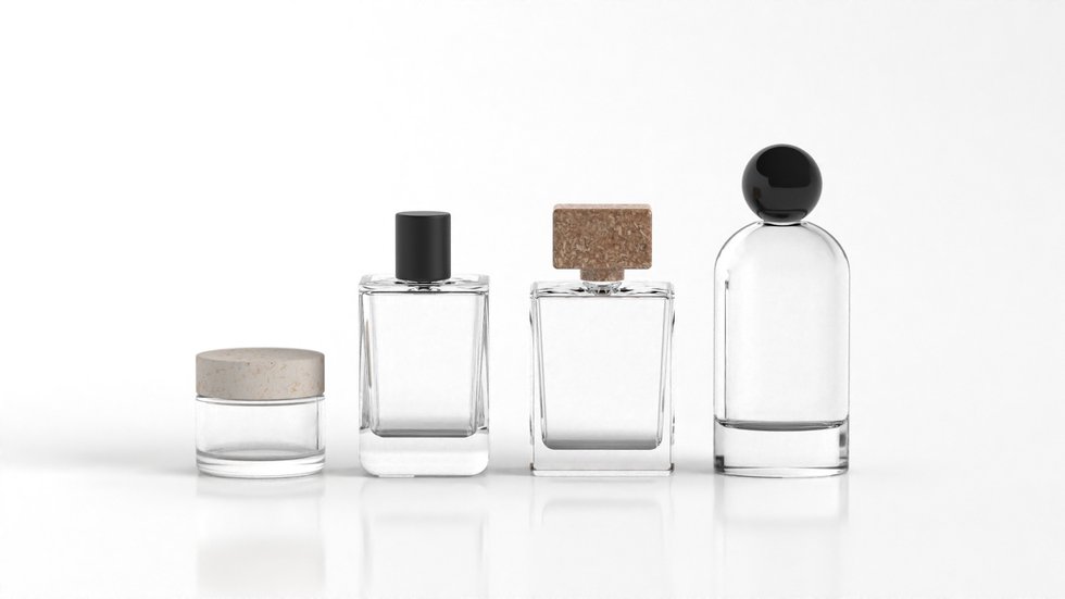 Fragrance bottle caps made with Sulapac Luxe material.jpg